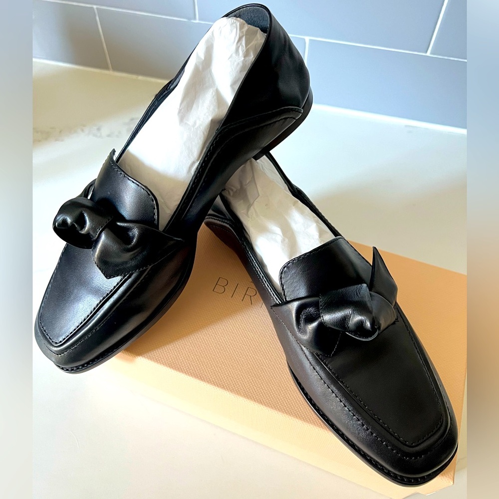 Alexandre Birman NIB Arita Napa leather loafer black 39.5